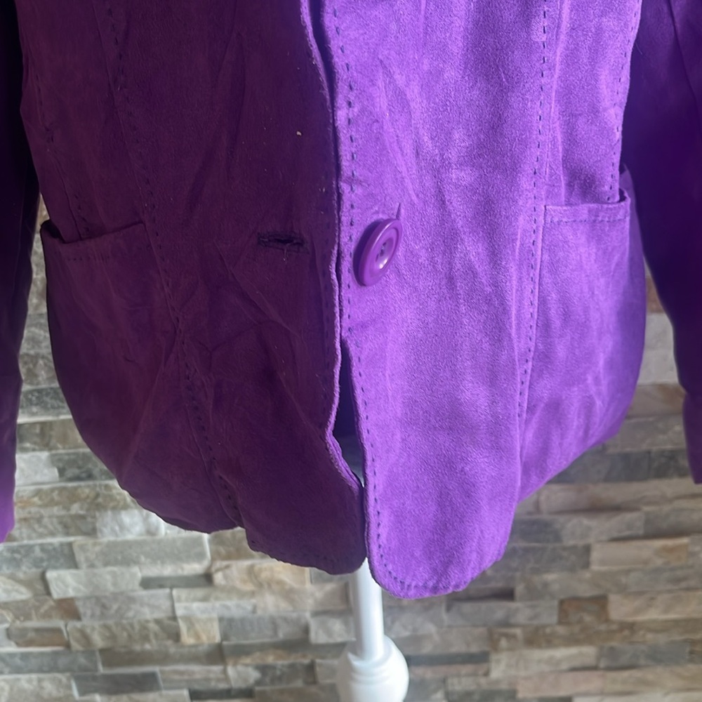 Notations Purple Blazer for Men - Picture 3 of 9